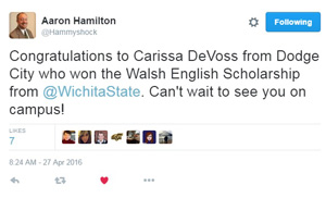 Carissa DeVoss tweet