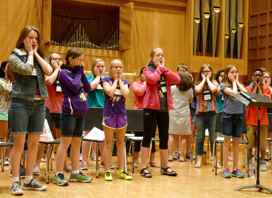 Each summer children and adults take part in the Kodaly camp at Wichita State. The Kodaly music teacher certification program has been named one of the largest in the nation.