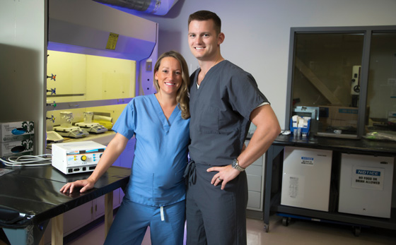 Rachel and Matt Wykes, along with experts at Wichita State, are working to redesign a tool used in common medical procedures.