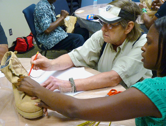 The Wichita State School of Social Work partnered with the VA Medical Center for an art exhibition focusing on the plight of homeless veterans in America.