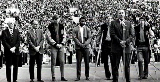 The 31 Wichita State football players, staff and boosters killed in a 1970 plane crash will be honored on campus and at the University of Arkansas, site of the first game WSU played after the crash.