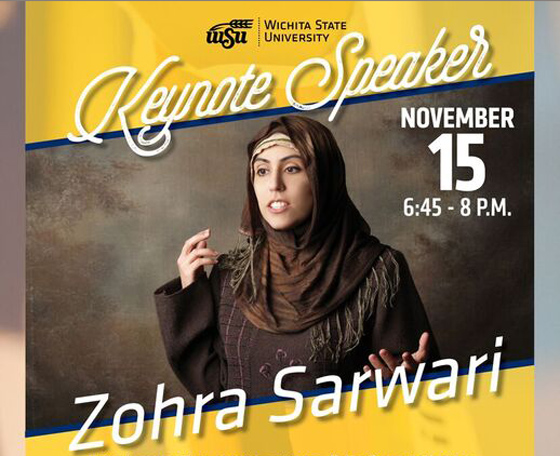 International speaker Zohra Sarwari will give the speech 