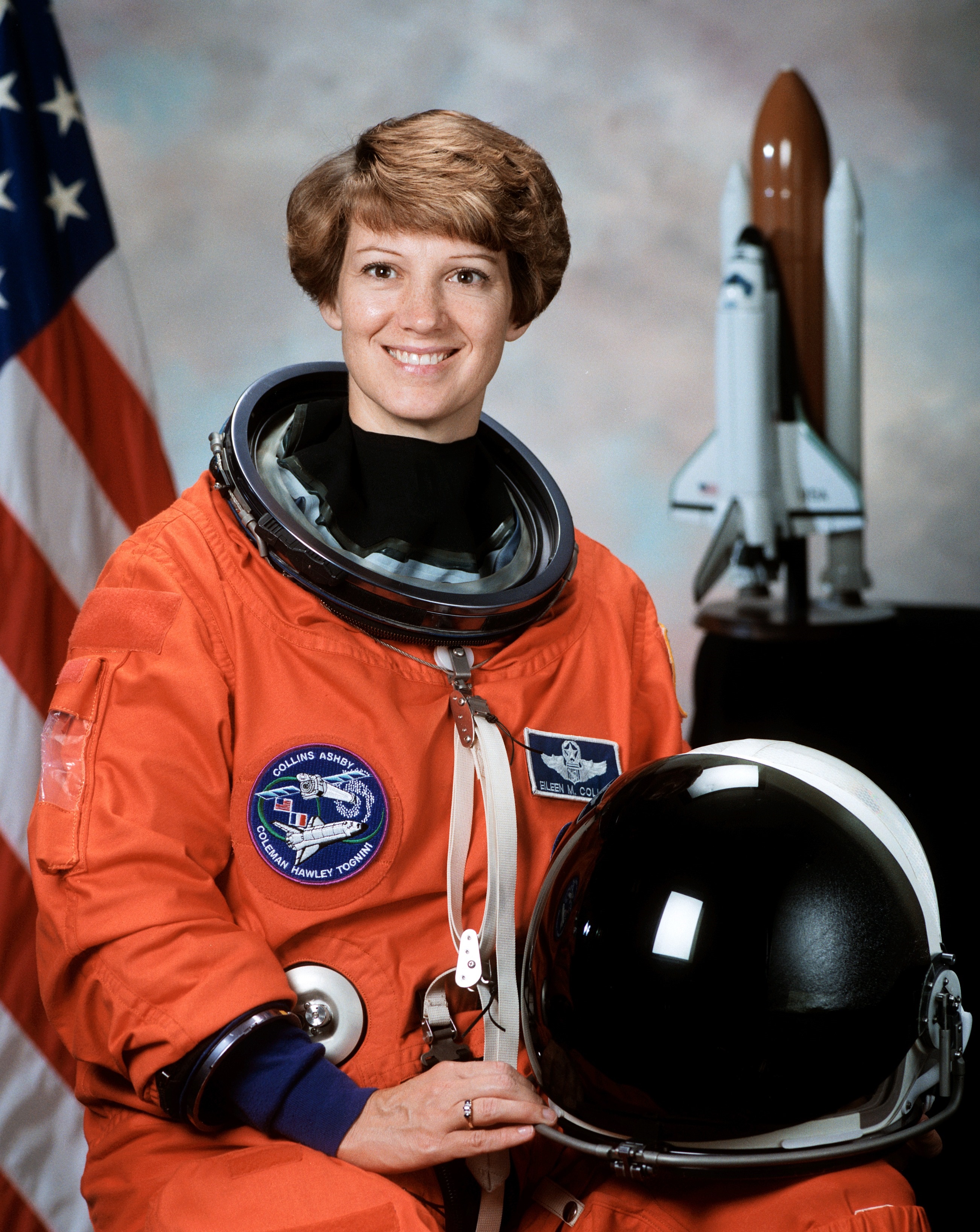 Astronaut Colonel Eileen Collins, the first woman to pilot and command an American Spacecraft, will speak on "Leadership Lessons from Apollo to Discovery."