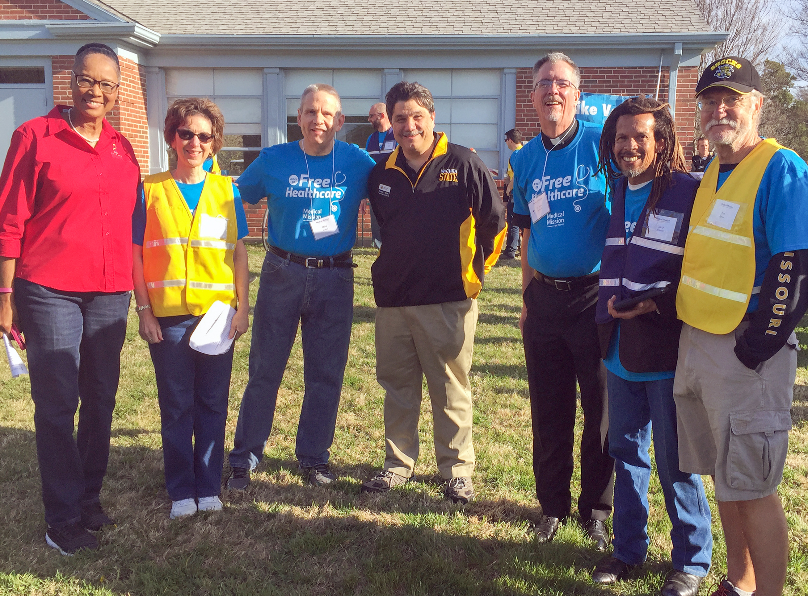 Leaders from Via Christi Health, Wichita State University and the City of Wichita collaborated to put on the Medical Mission at Home event.