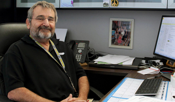 Billy Martin, director and research scientist at the NIAR Environmental Test Lab, has invented a prototype that protects wind turbines from multiple lightning strikes.