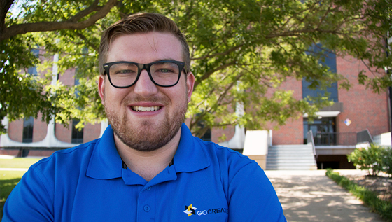 Spring 2017 Wichita State University graduate Geoff Winningham recently accepted a job as a patent analyst with Global Patent Solutions, a company that offers research and patent consulting to a variety of innovators.