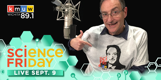 Science Friday host Ira Flatow will interview two Wichita State faculty members on air Friday, Sept. 8, with two WSU students taking part in the live Science Friday at the Orpheum Theatre show the next day.