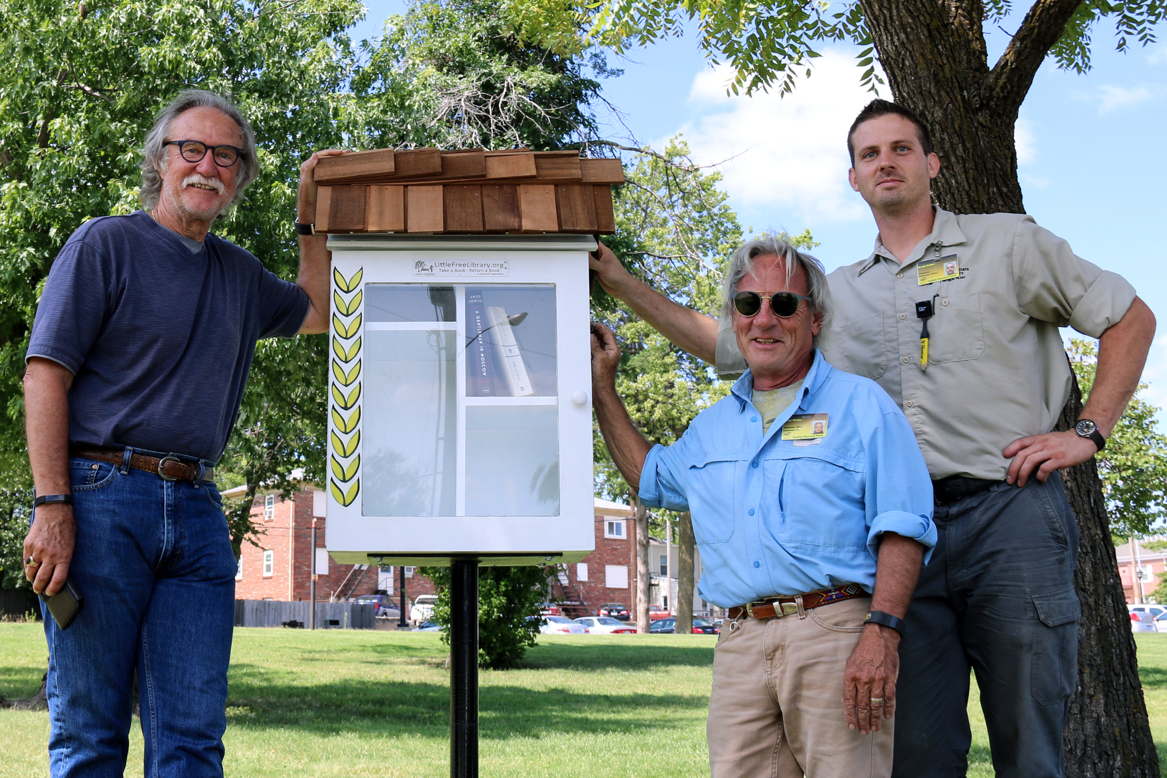 From left: Ted Ayres and Peter Mader