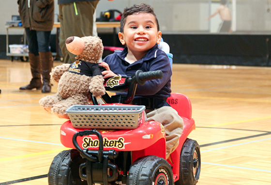 GoBabyGo is tuning up for its first semester as a registered student organization at Wichita State University. The program involves students who create modified ride-on toy cars for young children with mobility issues.
