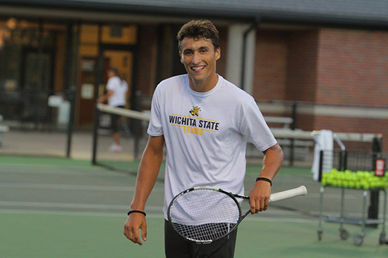 Jocelyn Devilliers was a member of the Wichita State men's tennis team for four years, and has been playing the sport since he was 4 years old. This past summer, he had the opportunity to use his talent alongside professional players at the U.S. Open.