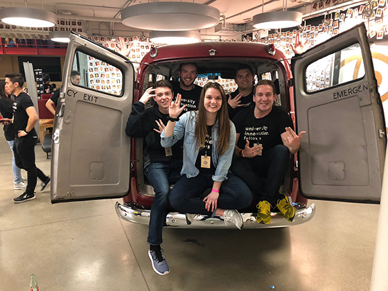 Five Wichita State members of the prestigious national program, University Innovation Fellows, spent their spring break in San Francisco for the UIF meet-up.