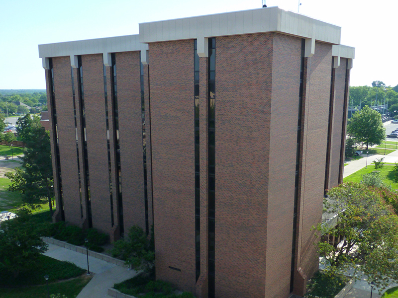 Lindquist Hall, home of the Fairmount College of Liberal Arts and Sciences