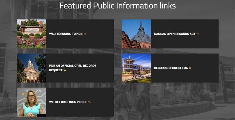 Public Information page