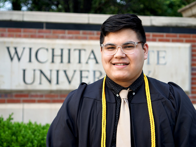 Andrew Cruz will graduate with a Bachelor of Business Administration marketing degree and a minor in graphic design.