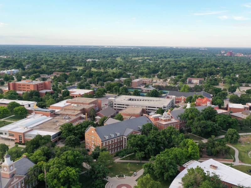 Campus aerial photo