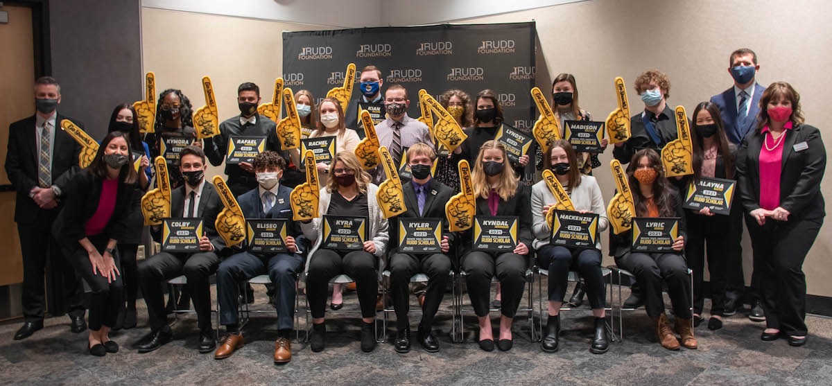 Nineteen new Rudd Scholars will join Wichita State University's community. Each recipient will receive a full-ride scholarship, which includes tuition, fees, and on-campus housing.