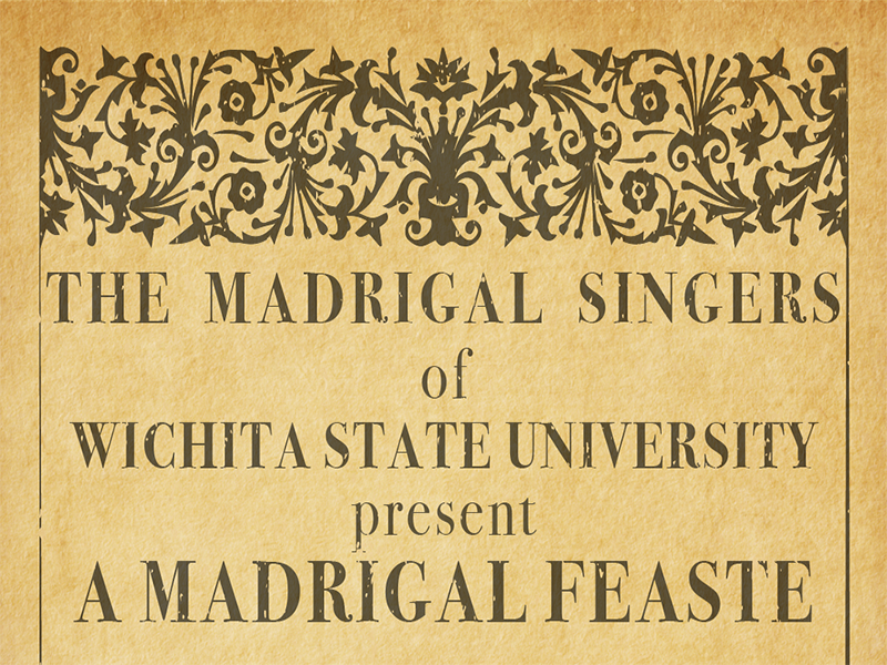 Poster for Madrigal Feaste.