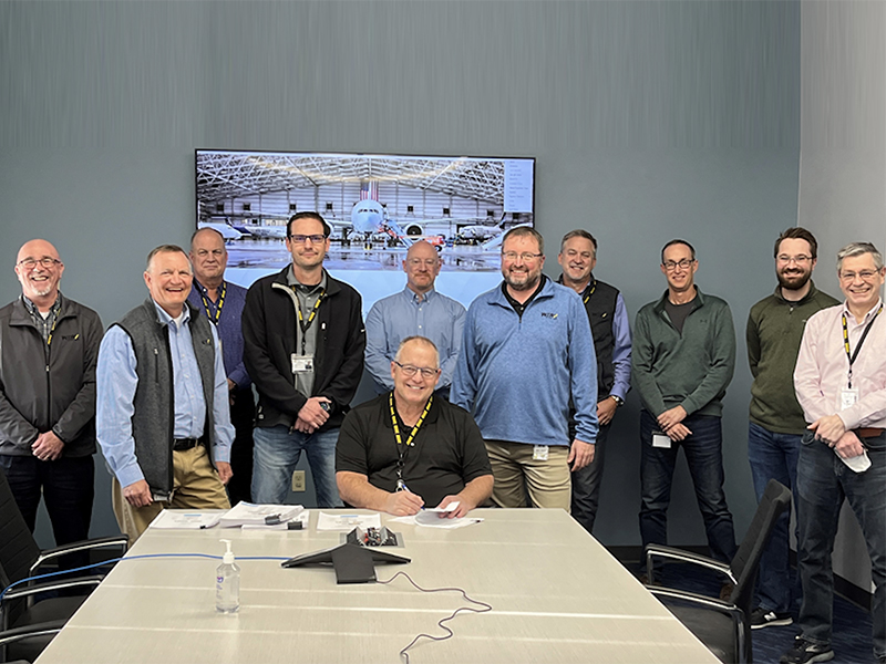 WSU's NIAR team celebrates milestone in 777 conversion project