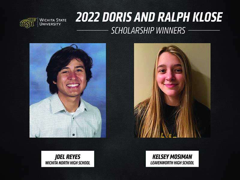 2022 Klose Scholars: Joel Reyes and Kelsey Mosiman