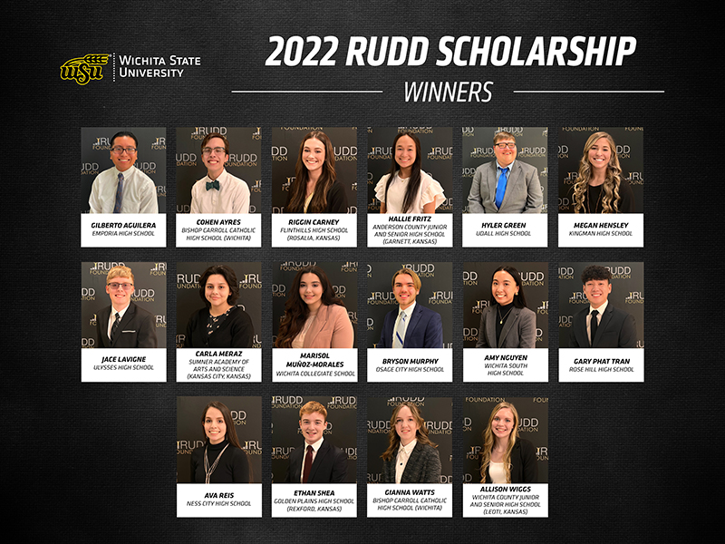 2022 Rudd Scholarship Winners