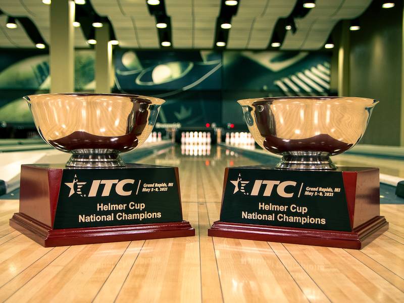 Wichita State bowling trophies from 2021