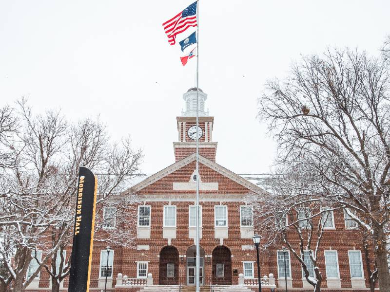 Snowy Morrison Hall