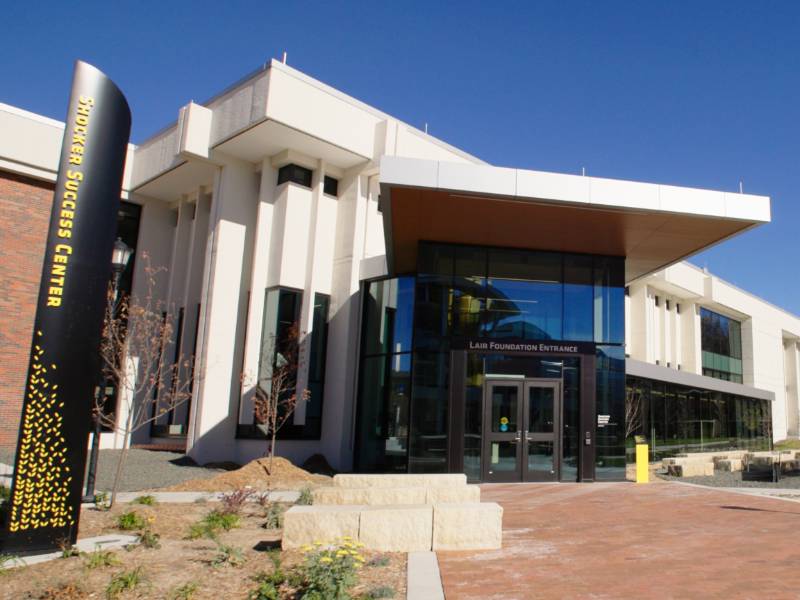 Exterior of the Shocker Success Center