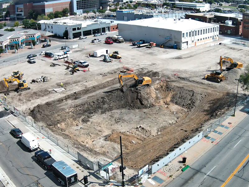 Wichita Biomedical Campus construction