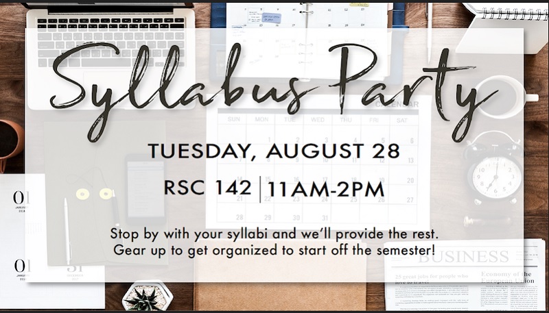 Syllabus Party Aug. 28, 2018