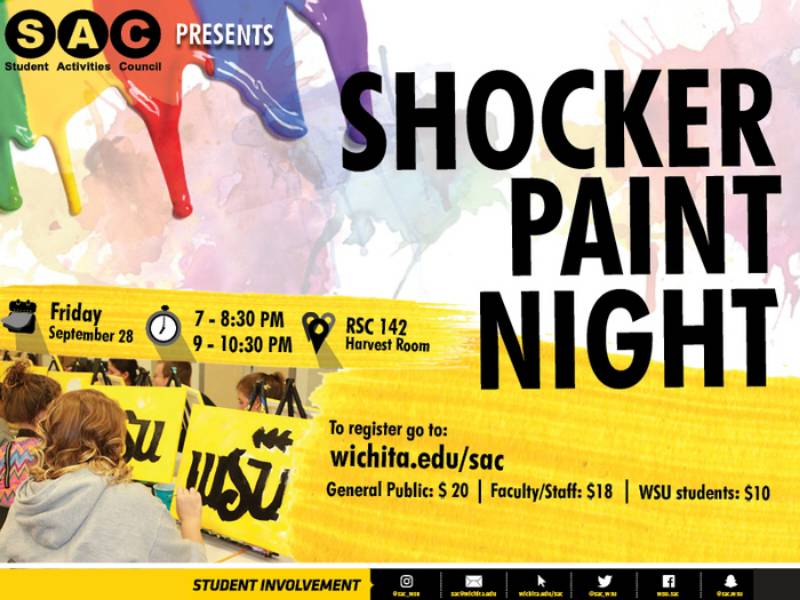 Shocker Paint Night Sept. 28, 2018