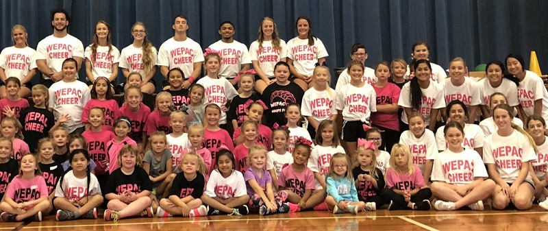 Shocker Cheerleaders and WEPAC Sept. 2018