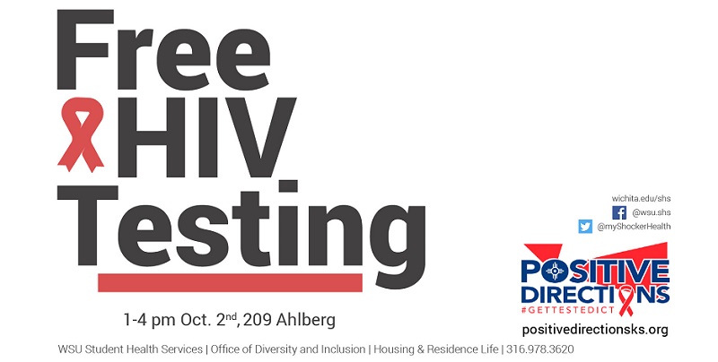HIV testing Oct. 2, 2018