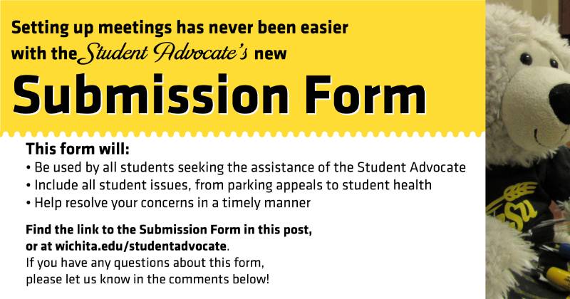 Student Advocate submission form