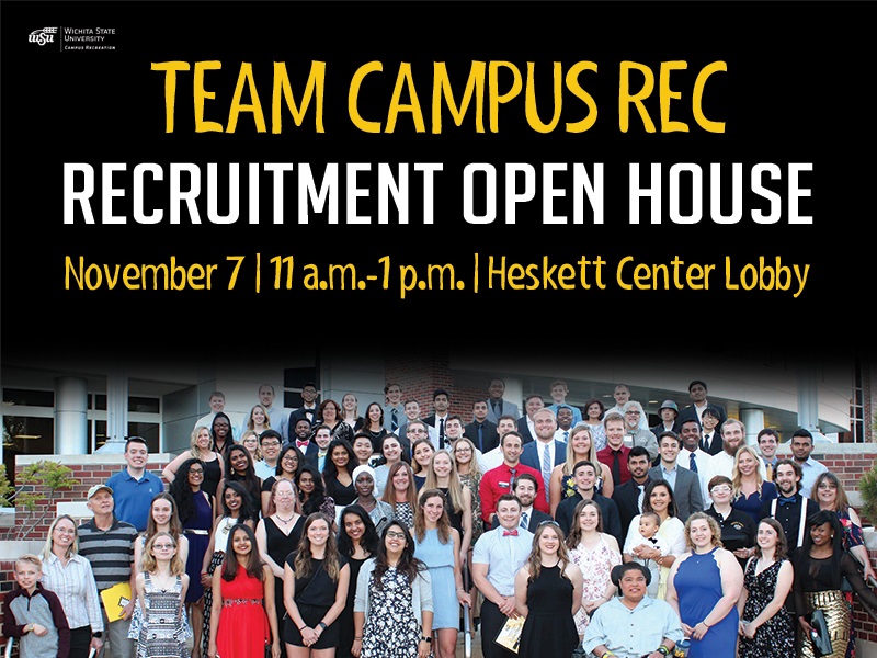 Campus Rec recruitment open house Nov. 7, 2018