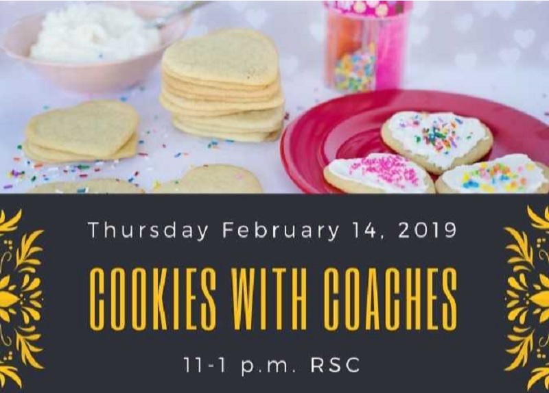 Cookies with Coaches Feb. 14, 2019