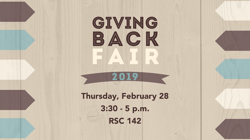 Giving Back Fair Feb. 28, 2019