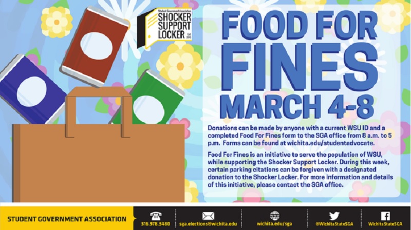 Food For Fines March 4-8, 2019