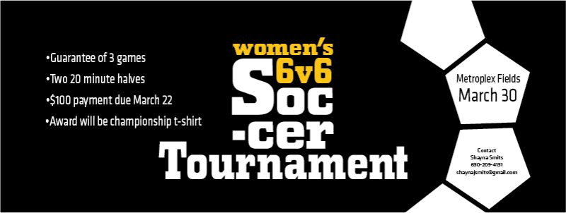 Women's Soccer Tournament spring 2019