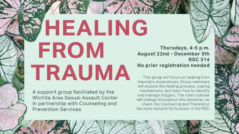 Healing From Trauma fall 2019