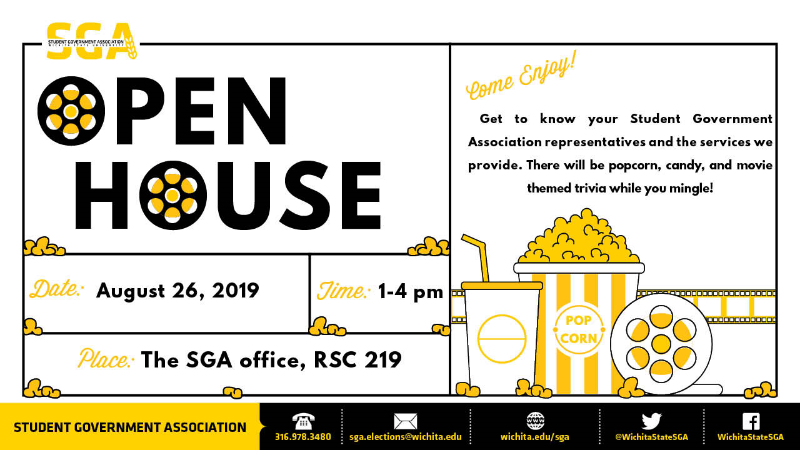 SGA Open House Aug. 26, 2019