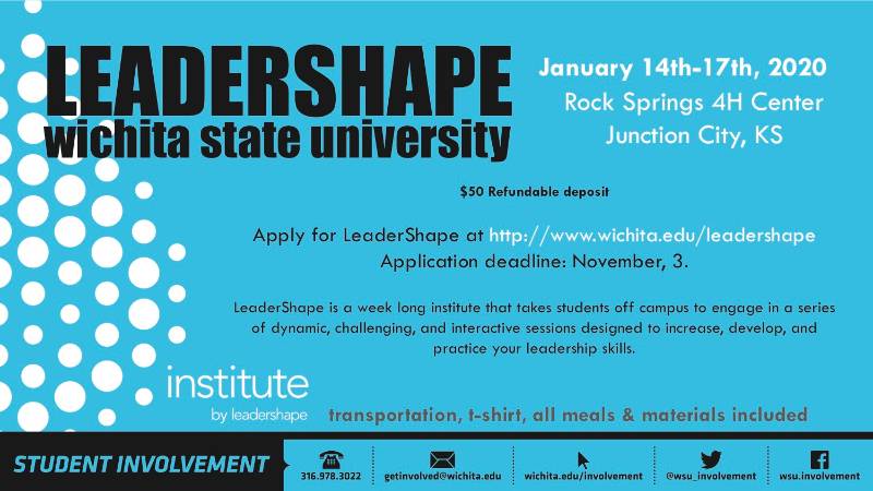 LeaderShape Institute applications fall 2019