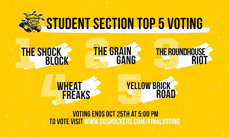 Student section voting Oct. 2019