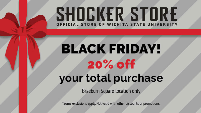 Black Friday at the Shocker Store - 20% off total purchase