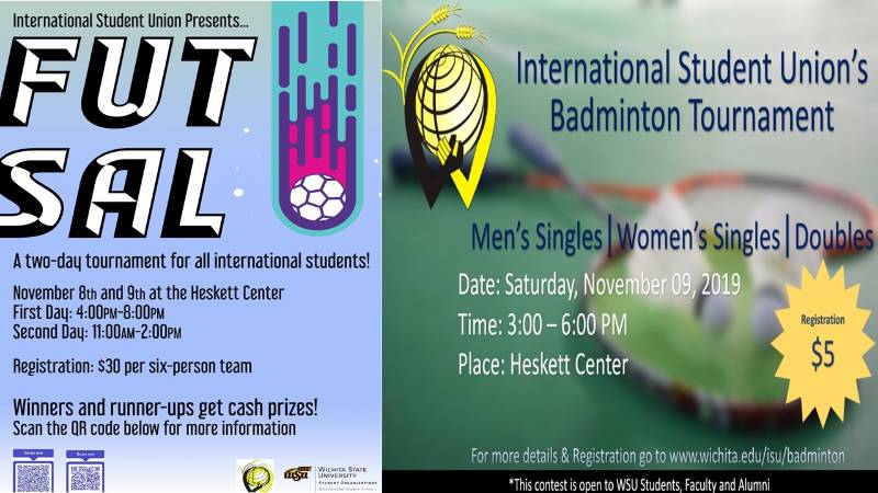 ISU Futsal and Badminton Nov. 2019