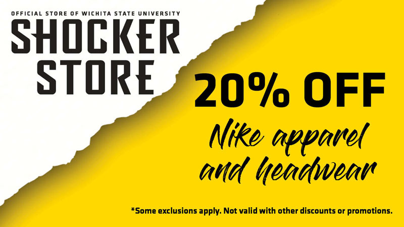 Gameday sale at the Shocker Store on Nov. 5