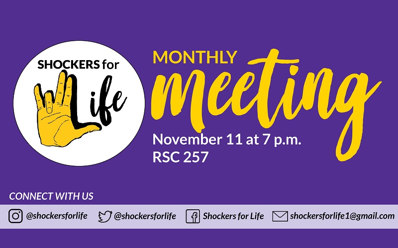 Shockers for Life meeting Nov. 11, 2019