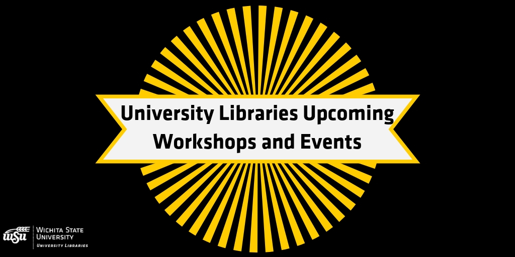 Join University Libraries for workshops being offered this week