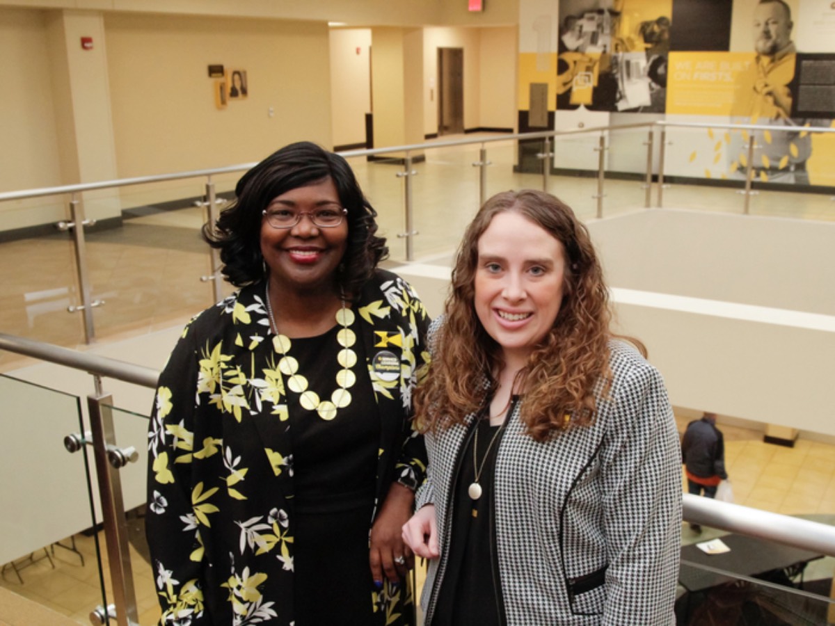 Chelsea Redger-Marquardt (right) appointed to joint positions in the College of Applied Studies and the Honors College