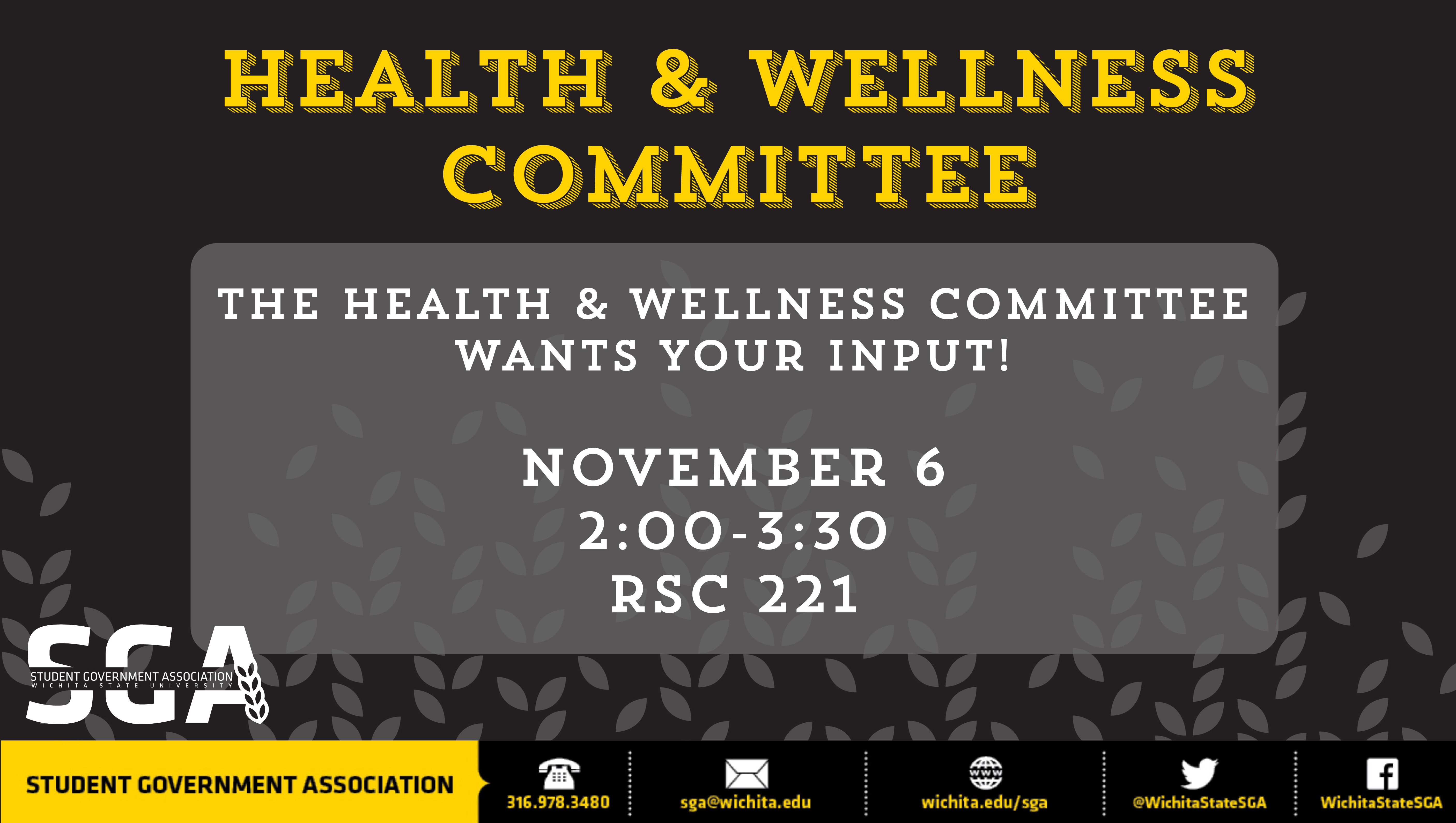 Health and Wellness Meeting