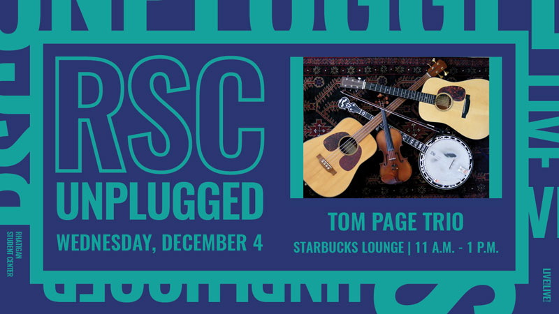 RSC unplugged featuring Tom Page Trio